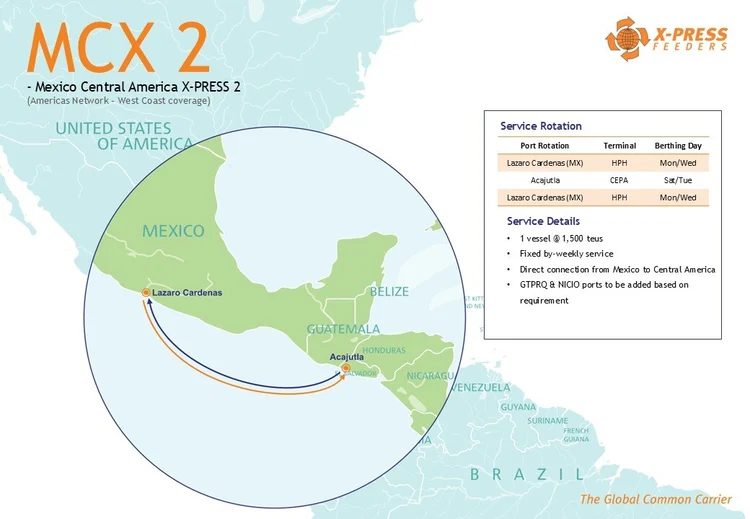 Mexico Central America X-PRESS (MCX2)